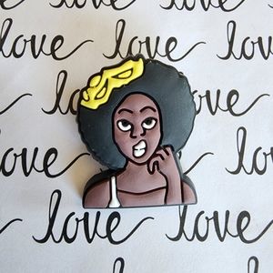 ♠️10/$10♠️ Sideways Crown Black Queen Crocs Charm